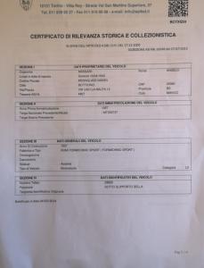 1957 Rumi FORMICHINO SPORT