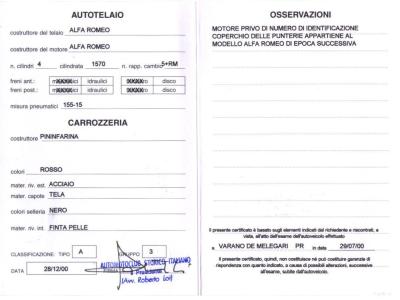 1967 Alfa Romeo DUETTO SPIDER 1600 &ldquo; GRADUATE&rdquo;