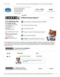 2016 Mercedes - Benz SL400