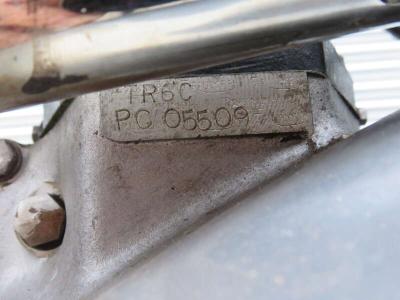 1969 Triumph TR6C TROPHY COMPETITION