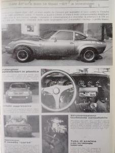 1970 Opel 1900 GT GRUPPO 4 CONRERO