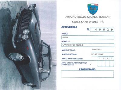 1963 Lancia FLAMINIA TOURING SUPERLEGGERA 2.500 3C