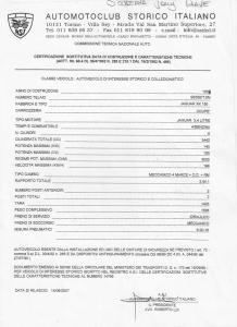 1958 Jaguar XK 150 FHC 3.4 LITRE