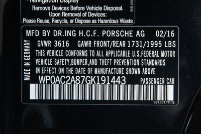 2016 Porsche Cayman GT4