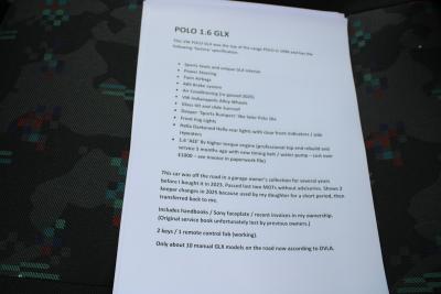 1996 Volkswagen POLO 1.6 GLX