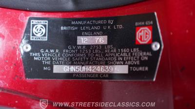 1977 MG MGB Restomod V8