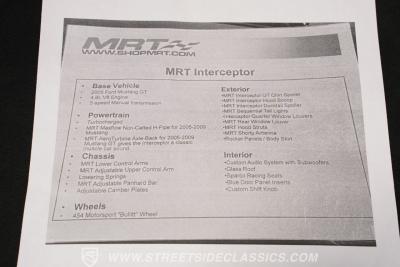 2005 Ford Mustang MRT Interceptor