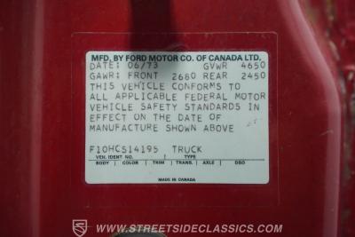 1973 Ford F-100 Ranger XLT