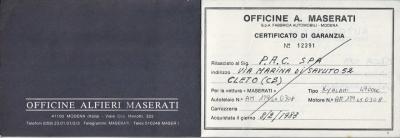 1983 Maserati KYALAMI 4.9