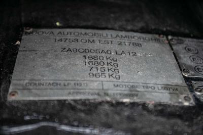 1988 Lamborghini COUNTACH 5000 QUATTROVALVOLE 88.5 UK RHD