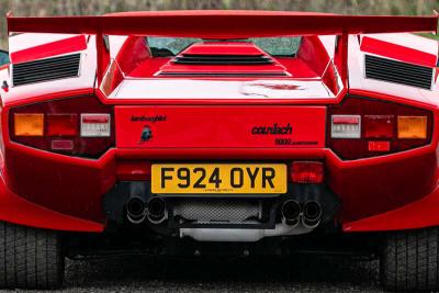 1988 Lamborghini COUNTACH 5000 QUATTROVALVOLE 88.5 UK RHD