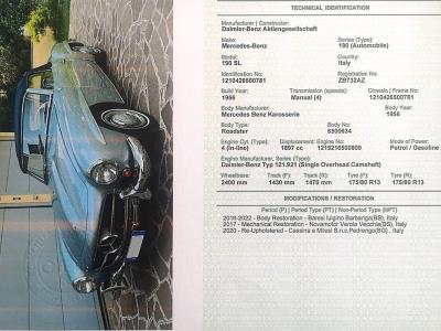 1956 Mercedes - Benz 190 SL