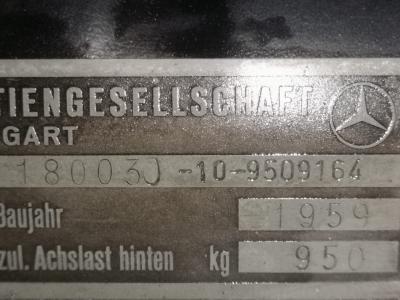 1959 Mercedes - Benz 220S CABRIOLET