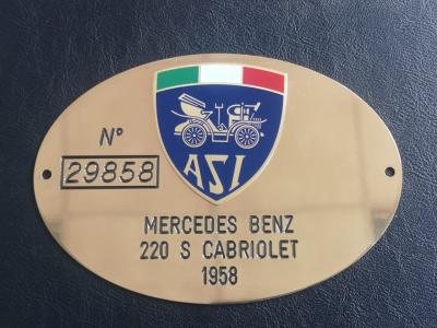 1959 Mercedes - Benz 220S CABRIOLET