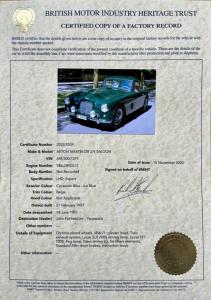 1957 Aston Martin DB2/4 SALOON