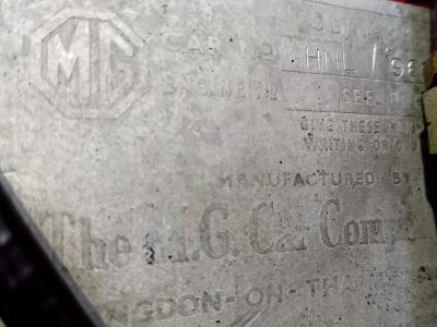 1960 MG A 1600 ROADSTER