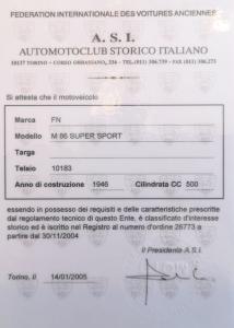 1946 Fn M86 SUPER SPORT