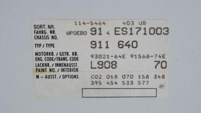 1984 Porsche 911 Carrera Cabriolet