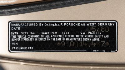 1980 Porsche 911 SC Weissach Edition