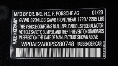 2023 Porsche 718 Cayman GT4 RS Weissach Package