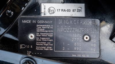 1993 Porsche 968 Club Sport