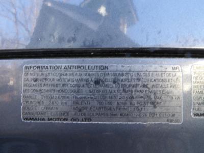 2013 Hurricane Sun Deck 203 Sport