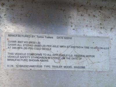 2013 Hurricane Sun Deck 203 Sport