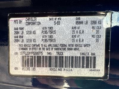 1993 Dodge Dakota LE Extended Cab