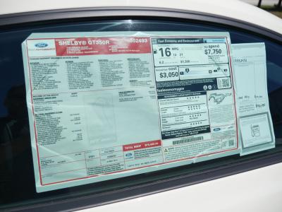 2020 Ford Mustang GT350R Heritage Edition