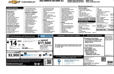 2023 Chevrolet Corvette Z06 Z07 3LZ