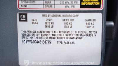 2004 Chevrolet Corvette Convertible