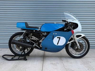1973 Triumph T150 ROB NORTH FRAMED RACE BIKE