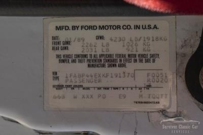 1989 Ford Mustang LX Convertible 5.0