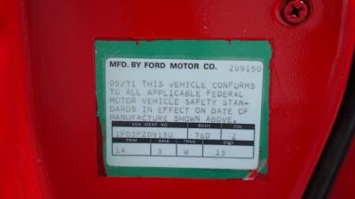 1971 Ford Mustang Convertible