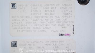 1995 Chevrolet Camaro Z/28 Brickyard 400 Convertible