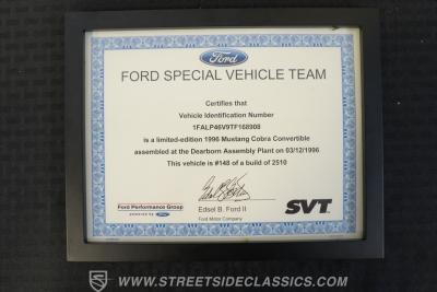 1996 Ford Mustang Cobra SVT Convertible