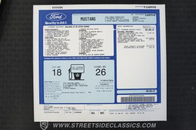 1996 Ford Mustang Cobra SVT Convertible