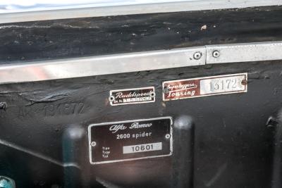 1963 Alfa Romeo 2600 Spider by Touring