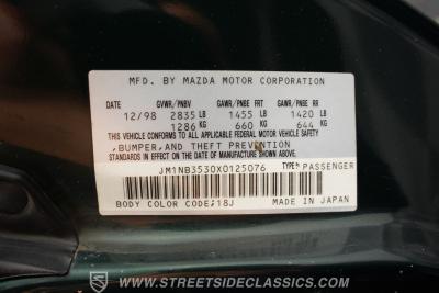 1999 Mazda Miata MX-5 Convertible