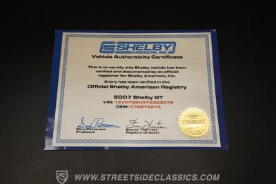 2007 Ford Mustang Shelby GT