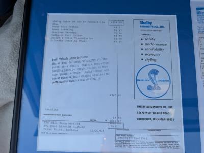 1968 Ford Mustang GT500KR Convertible