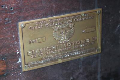 1914 Seat BIANCHI TIPO S1 10/12HP With 2 Dickey