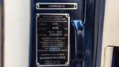 1991 Rolls - Royce Corniche III