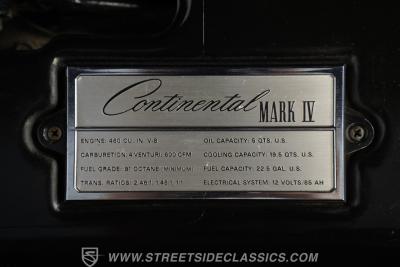 1973 Lincoln Continental Mark IV