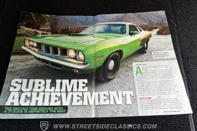 1971 Plymouth Cuda HEMI Tribute