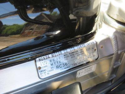 1991 Honda VFR750FL RC36