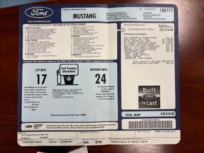 2000 Ford Mustang GT Convertible