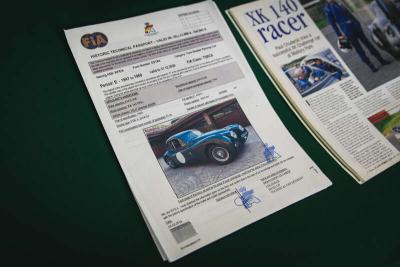 1955 Jaguar XK140 FHC FIA