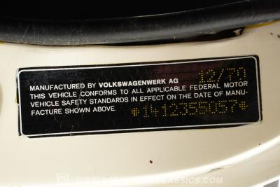 1970 Volkswagen Karmann Ghia Convertible