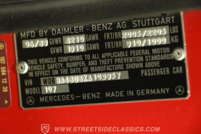 1989 Mercedes - Benz 560SL R107 Convertible